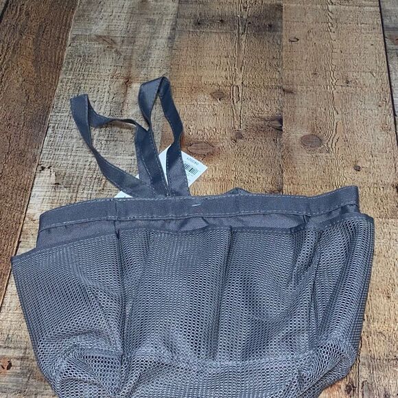 Room Essentials Mesh Shower Caddy Portable Mesh Dorm Travel Tote Organizer,gray - Picture 3 of 5